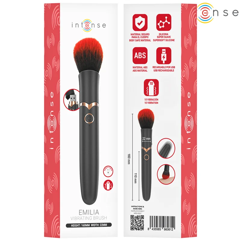 Emilia - Βούρτσα Μασάζ με Δόνηση - 16 Cm product.details.thumbnail 1