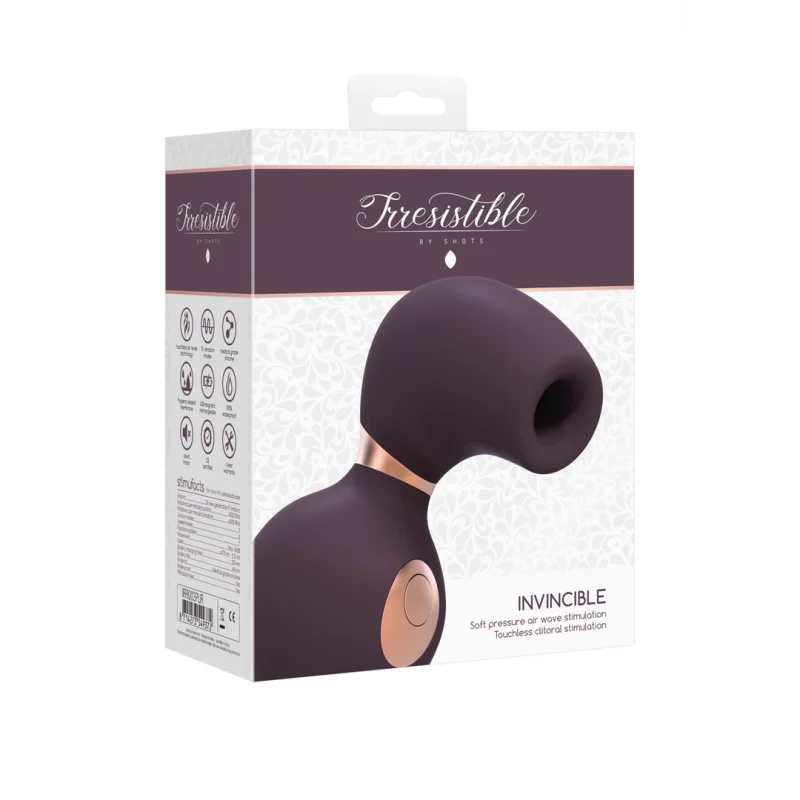 Invincible - Air Pulse Clitoral Stimulator - Purple