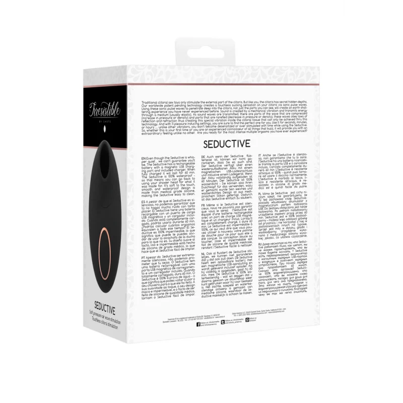 Seductive Air Pulse - Clitoral Stimulator - Black