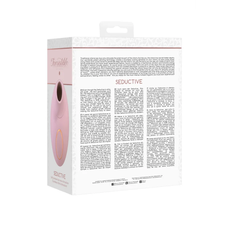 Seductive - Air Pulse Clitoral Stimulator - Pink