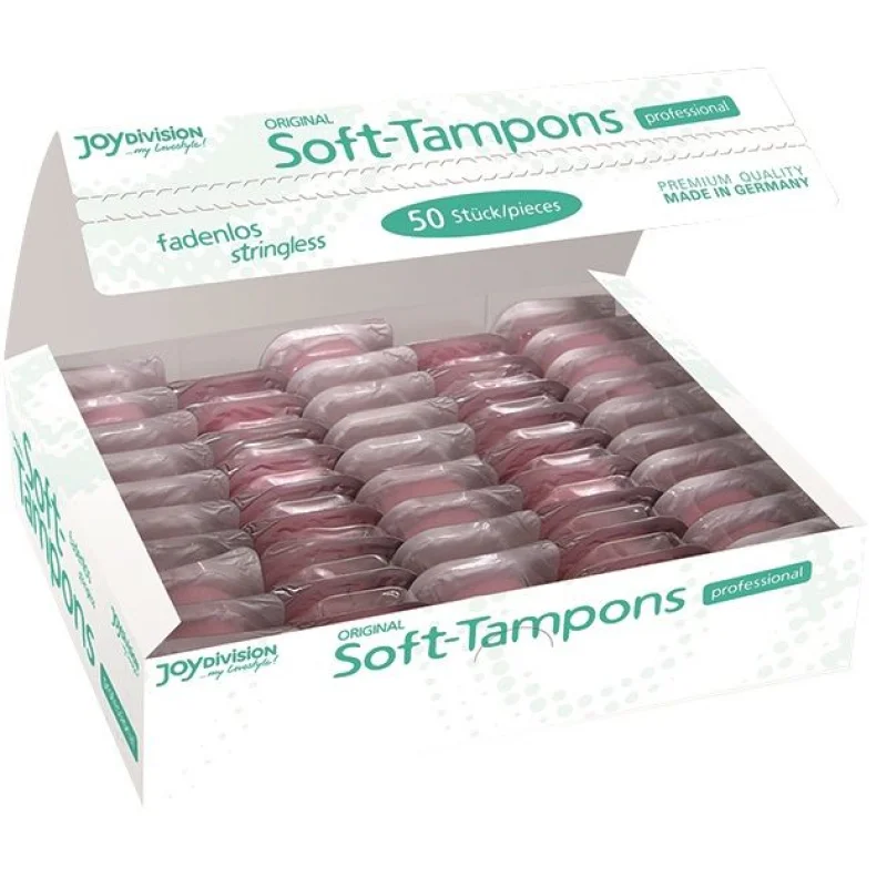 Soft-tampons Professional - Ταμπόν Χωρίς Κορδόνι - 50 τμχ