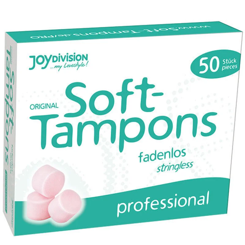 Soft-tampons Professional - Ταμπόν Χωρίς Κορδόνι - 50 τμχ