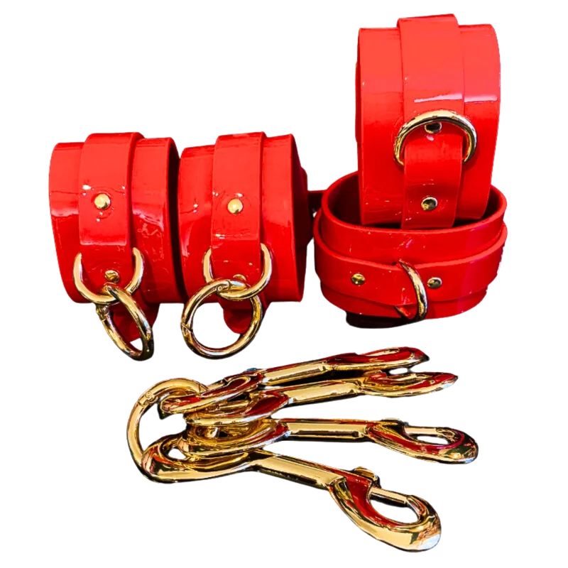 Hogtie & Cuffs - Σετ Hogtie με Χειροπέδες - Κόκκινο product.details.thumbnail 1