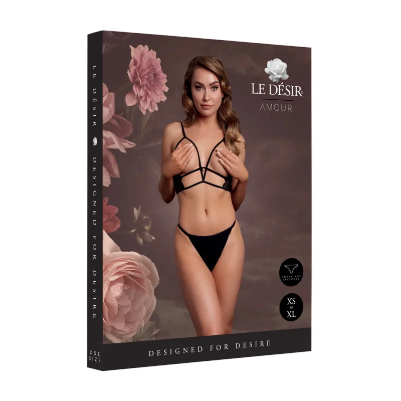 Μαύρο Δαντελένιο Τριγωνικό Σουτιέν - Xs-xl product.details.thumbnail 1