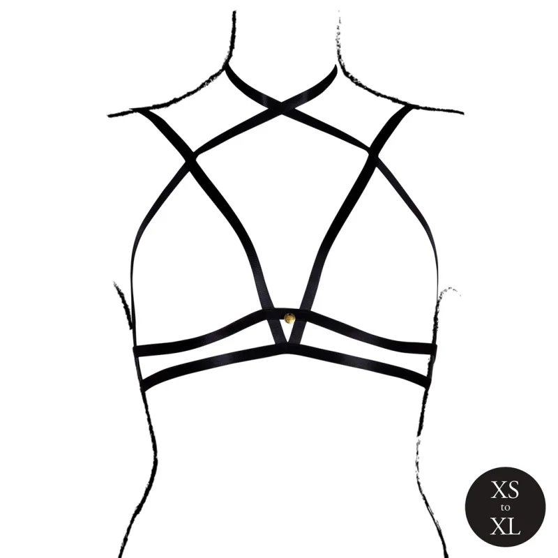 Open Cup Triangle Bra - Τρίγωνο Bralette Ανοιχτού Στήθους - Xs-xl product.details.thumbnail 4