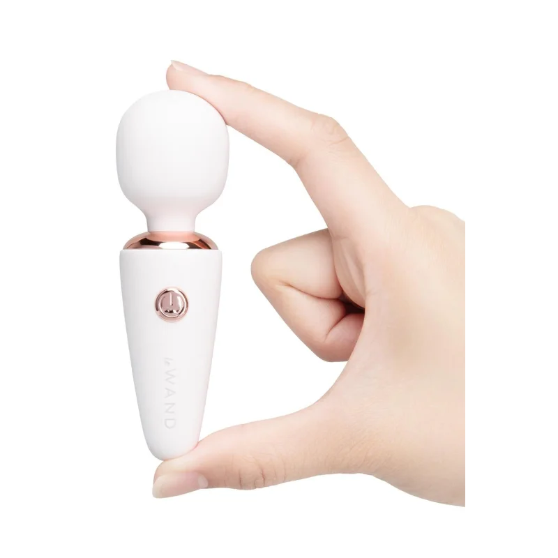 Mini Micro Wand - Δονητής τύπου Wand Μίνι Επαναφορτιζόμενος - Λευκό