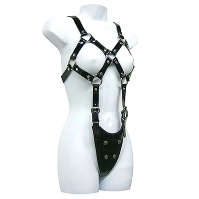 Exposed - Women's Full-body Leather Harness - S/xl