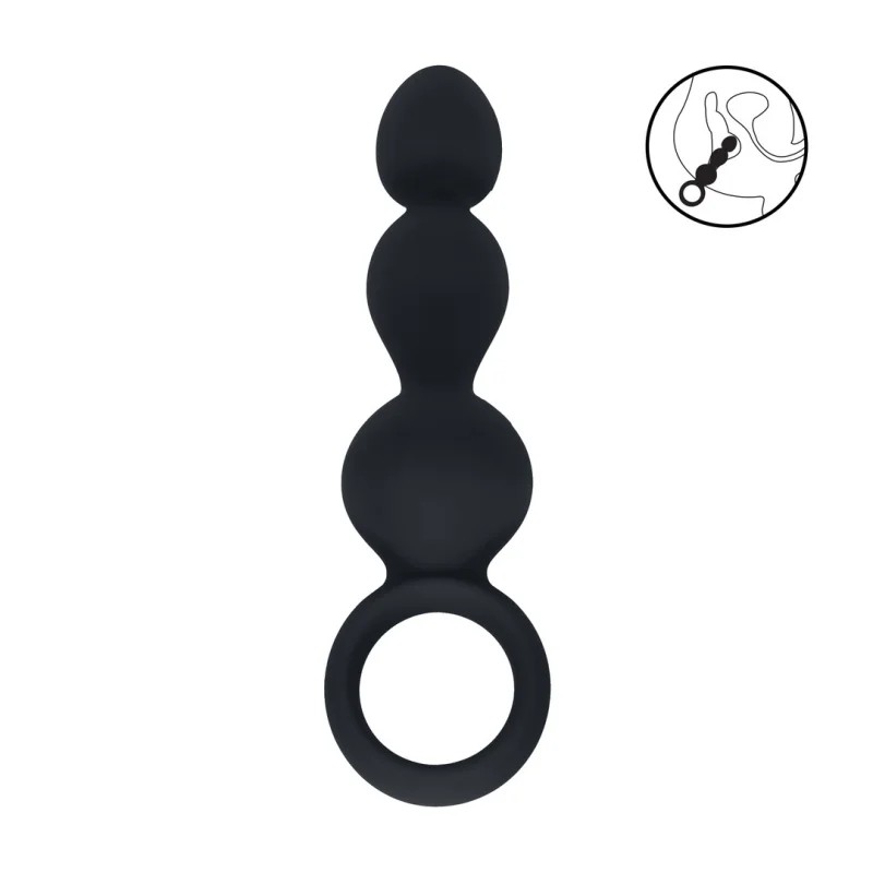 Beaded Silicone Anal Probe - Πρωκτική Σφήνα με Μπάλες Σιλικόνης - 15 Cm