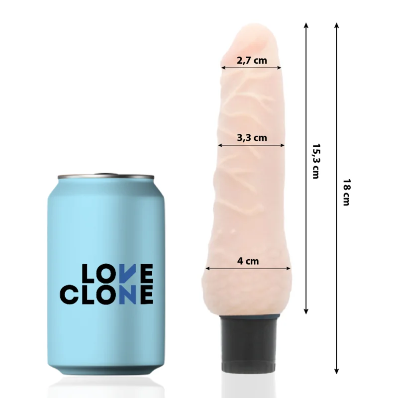 Sven - Realistic Vibrating Penis With Self-lubrication - 18 Cm