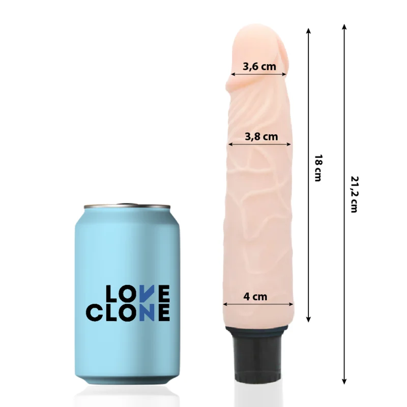 Finn - Realistic Vibrating Penis With Self-lubrication - 21 Cm