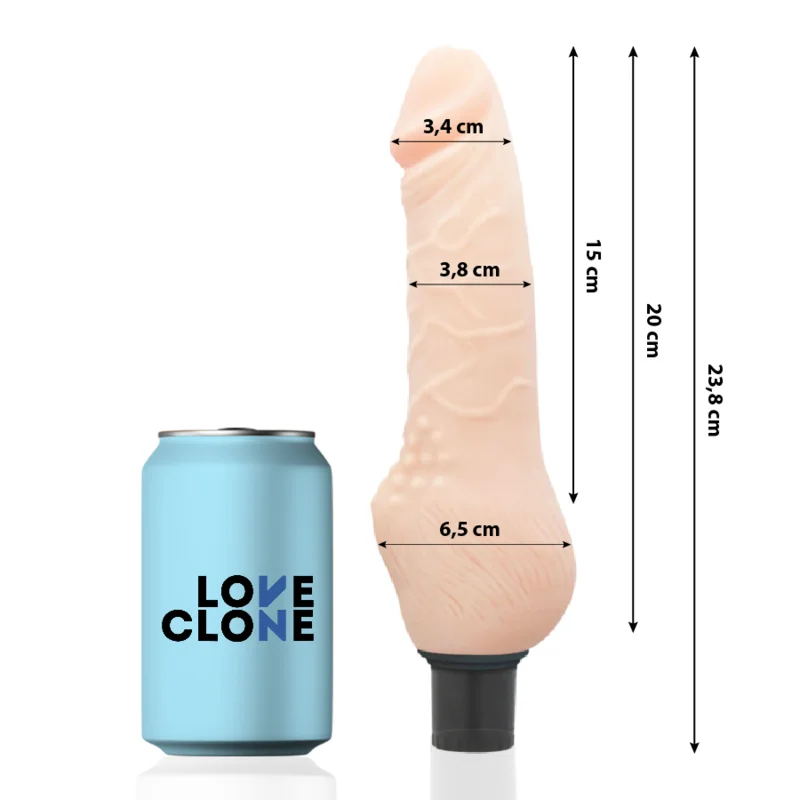 Daven - Realistic Vibrating Penis With Self-lubrication - 24 Cm