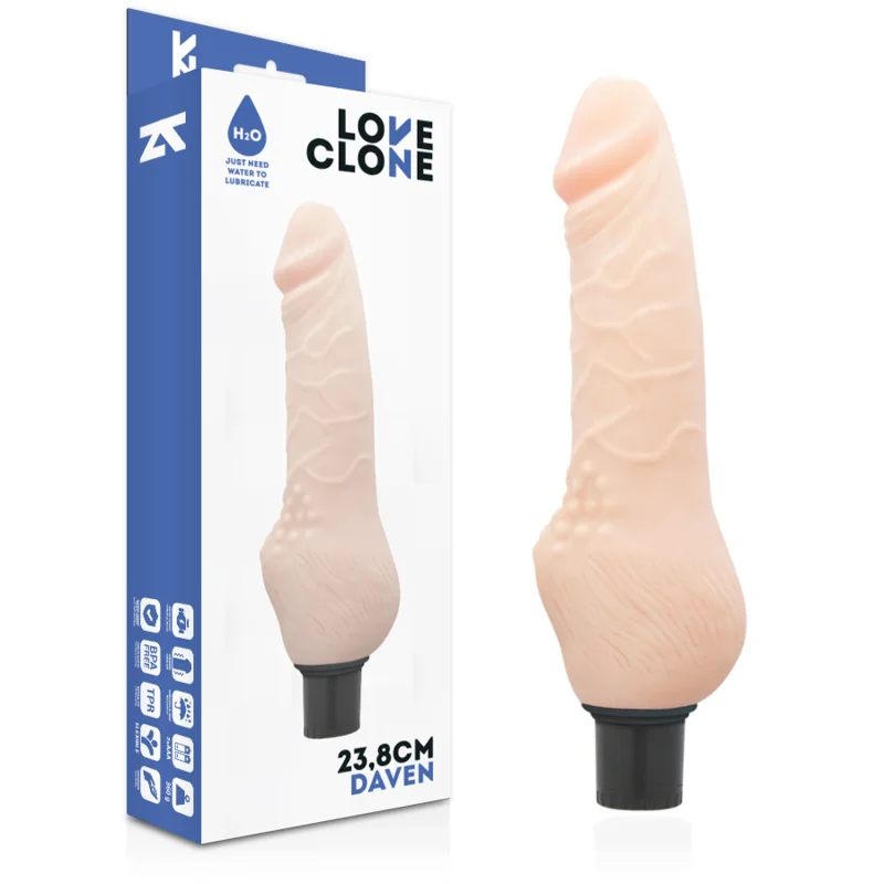 Daven - Realistic Vibrating Penis With Self-lubrication - 24 Cm