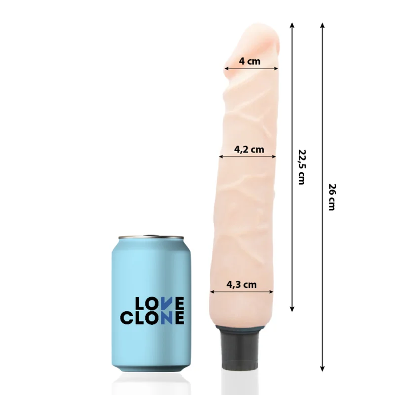 Jansen - Realistic Vibrating Penis With Self-lubrication - 26 Cm