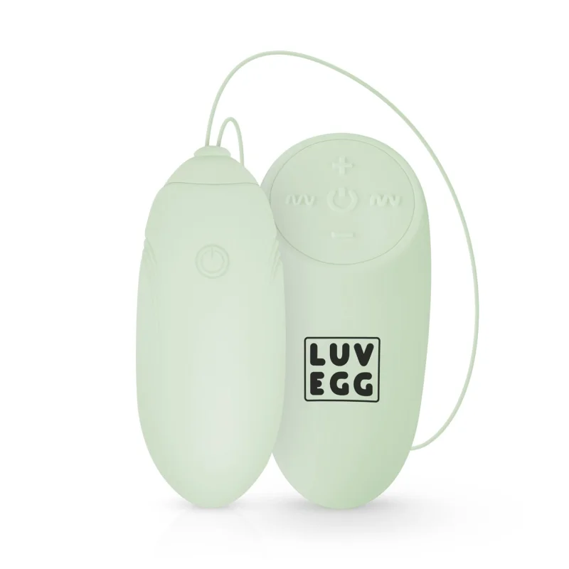 Remote Controlled Vibrating Egg - Green - Luv Egg Toys for Couples