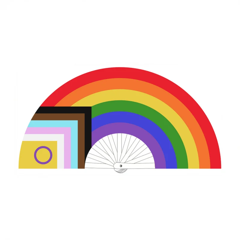 Lgbtqia Fan - Pride Hand Fan product.details.thumbnail 1