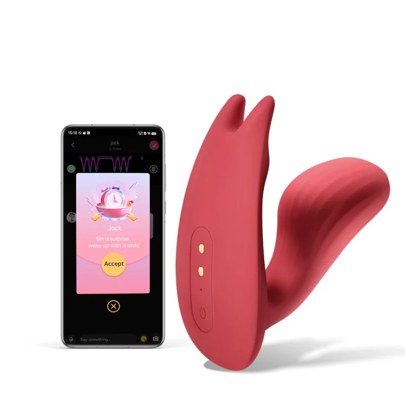 Umi - Smart App-controlled Unisex Vibrator - Red