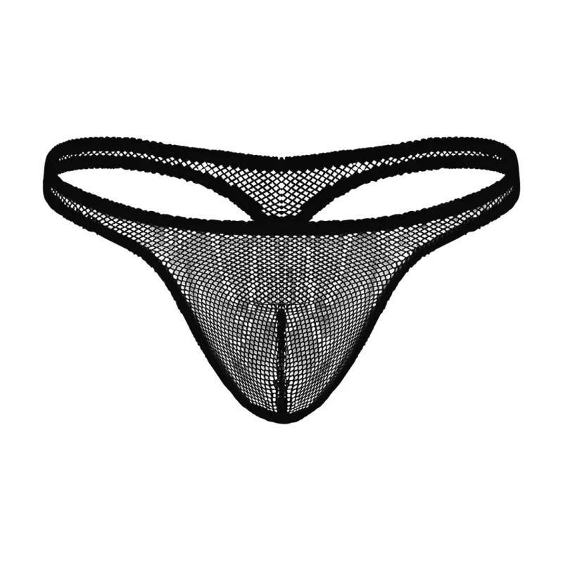 Stretch Net Bong Thong - Ανδρικό Fishnet String Εσώρουχο - S/m - Μαύρο product.details.thumbnail 3