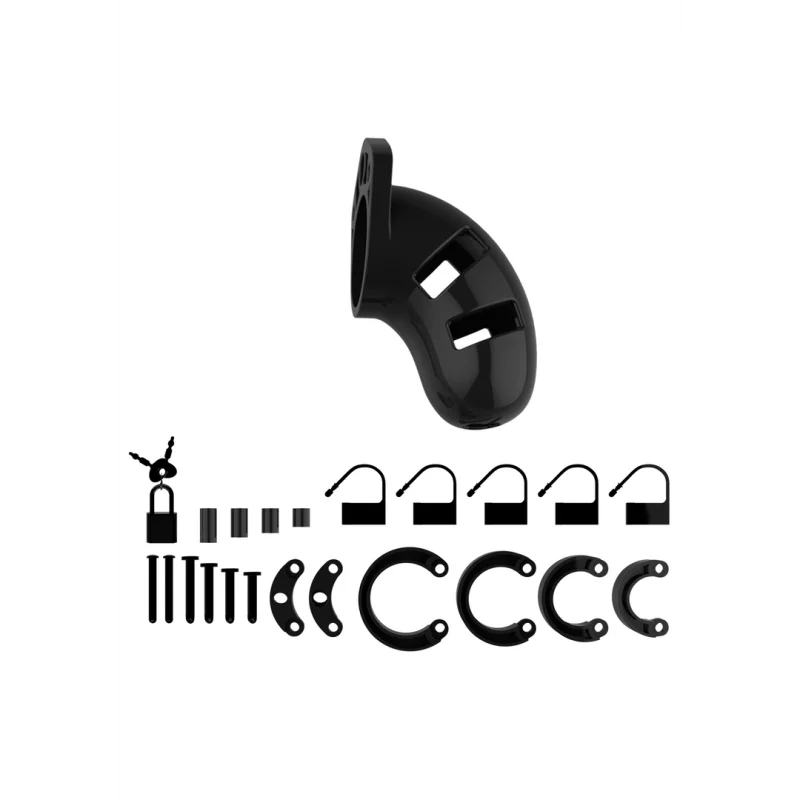 Model 01 - Chastity Cock Cage - Black - 9 Cm product.details.thumbnail 2