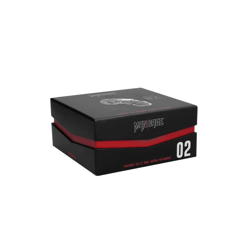 Model 02 - Κλουβί Πέους - Διάφανο - 9 Cm product.details.thumbnail 1