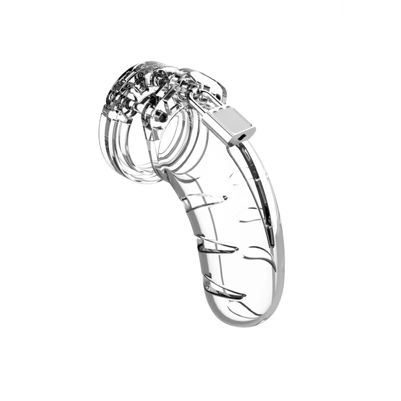 Model 03 - Κλουβί Πέους - Διάφανο - 11,5 Cm - Mancage By Shots Kink Lab