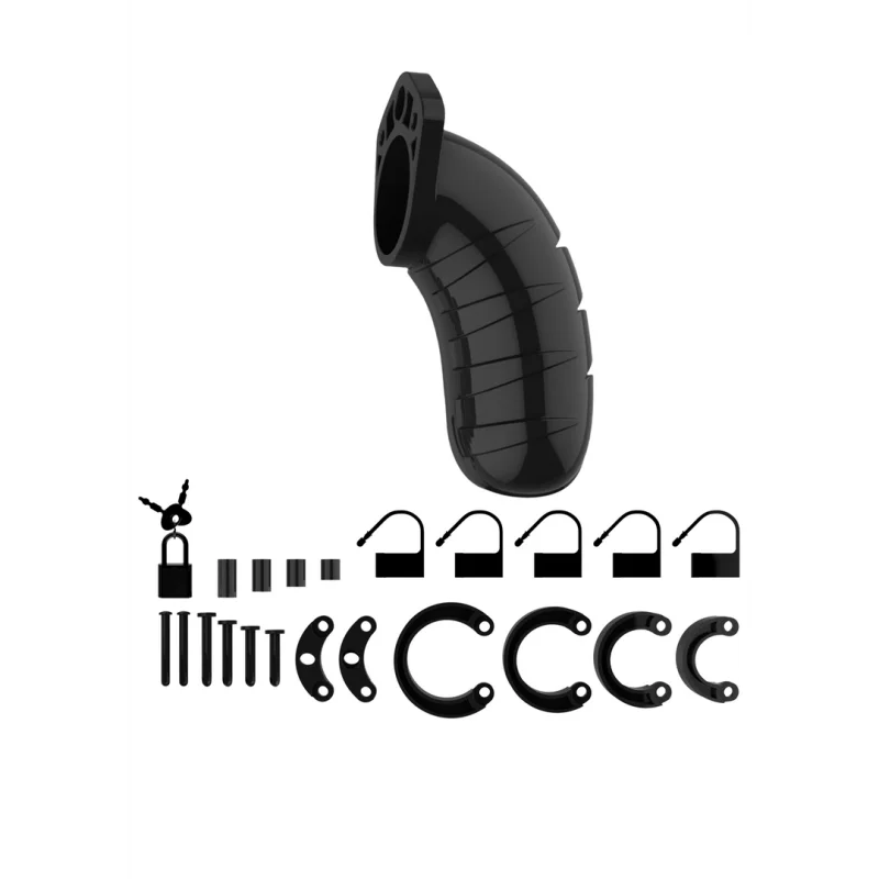 Model 04 - Κλουβί Πέους - Μαύρο - 11,5 Cm product.details.thumbnail 2