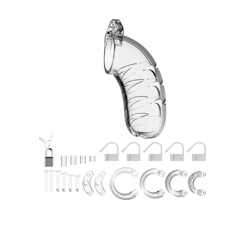 Model 04 - Chastity Cock Cage - Transparent - 11.5 Cm product.details.thumbnail 2