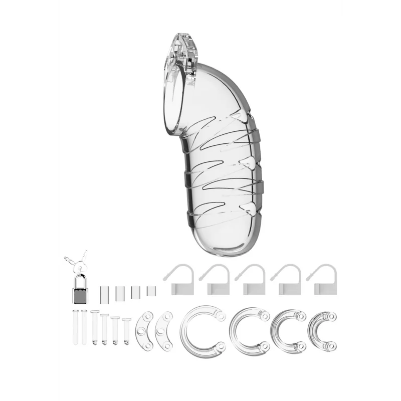 Model 05 - Chastity Cock Cage - Transparent - 14 Cm product.details.thumbnail 2
