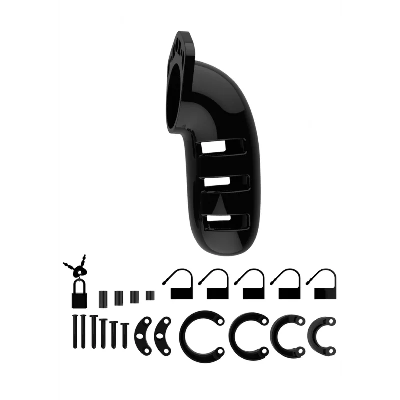 Model 06 - Κλουβί Πέους - Μαύρο - 14 Cm product.details.thumbnail 2