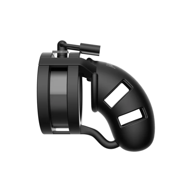 Model 18 - Κλουβί Πέους με Διαχωριστή Όρχεων - Μαύρο - 9 Cm product.details.thumbnail 2