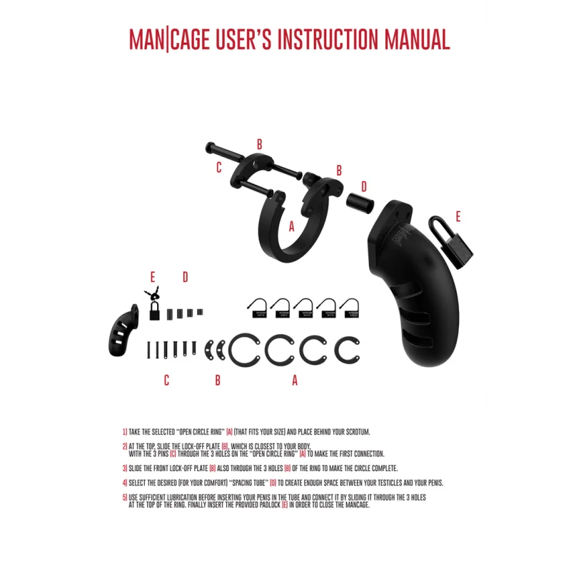 Model 21 - Κλουβί Πέους - Μαύρο - 11,5 Cm product.details.thumbnail 4