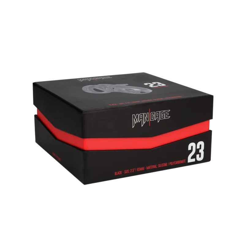 Model 23 - Κλουβί Πέους - Μαύρο - 6,5 Cm product.details.thumbnail 1