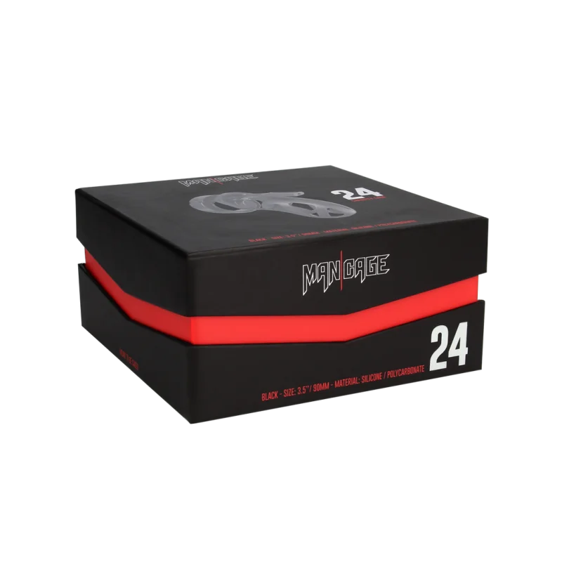  Model 24 - Κλουβί Πέους - Μαύρο - 9 Cm product.details.thumbnail 1