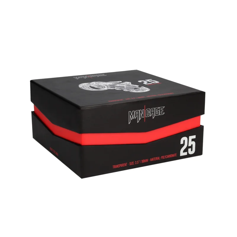 Model 25 - Κλουβί Πέους - Διάφανο - 9 Cm product.details.thumbnail 1