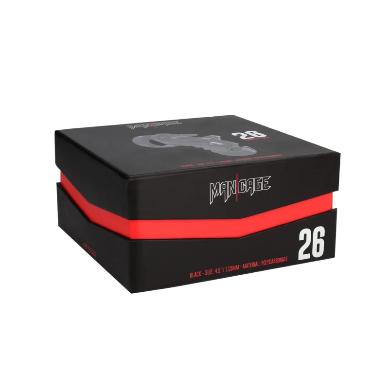 Model 26 - Κλουβί Πέους - Μαύρο - 11,5 Cm product.details.thumbnail 1