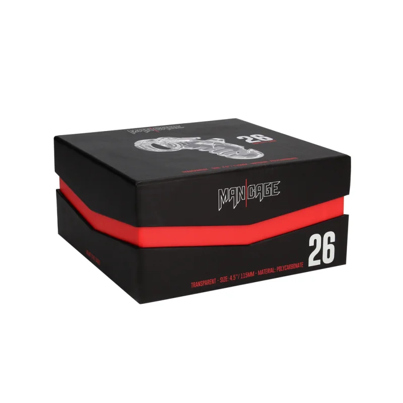 Model 26 - Κλουβί Πέους - Διάφανο - 11,5 Cm product.details.thumbnail 1