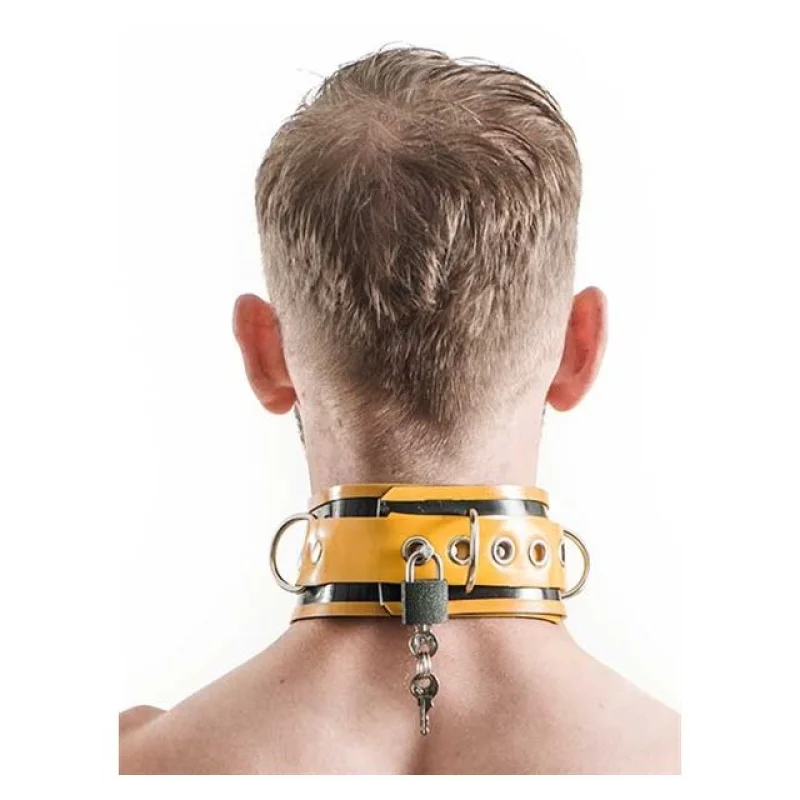 Lockable Rubber Collar - Yellow product.details.thumbnail 1