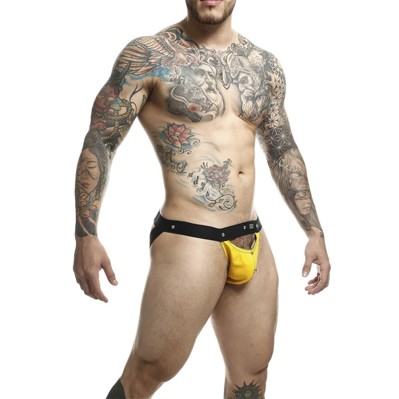 Dngeon Yellow Jockstrap - Ανδρικό Jockstrap - Κίτρινο - One Size product.details.thumbnail 2