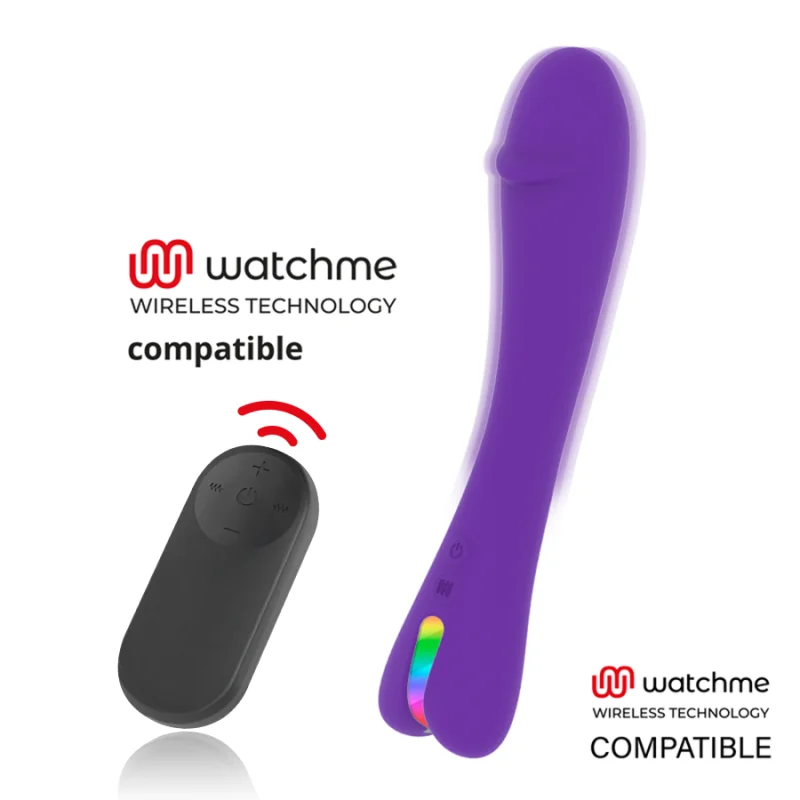 Enzo + Watchme - Δονούμενο Ομοίωμα με Remote Control 22 Cm - Μωβ