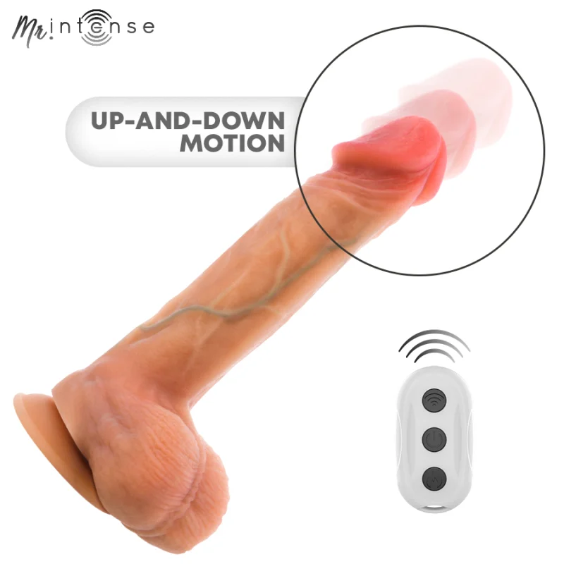 Logan - Realistic Vibrating Dildo With Thrusting Motion, Heating And Remote Control - 20 Cm product.details.thumbnail 2