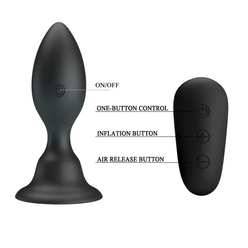 Vibrating Anal Plug With Remote Control - 10 Cm product.details.thumbnail 3