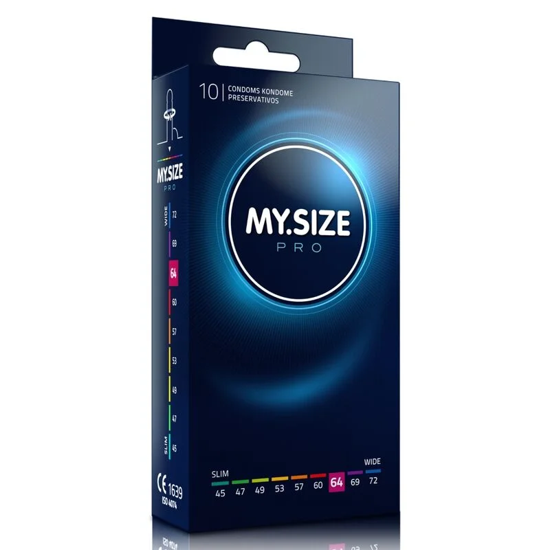 My.size Pro - Condoms 64mm - (10 Units) - My Size Pro Liquid Lust