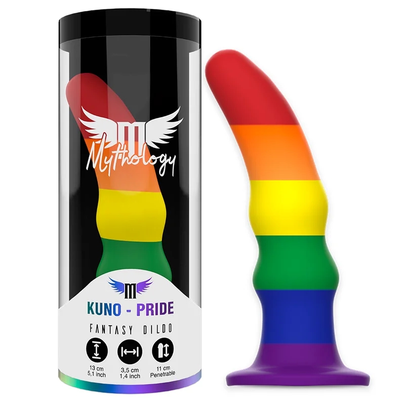 Kuno Pride - Dildo με Fantasy Σχέδιο με Βεντούζα - 13 Cm
