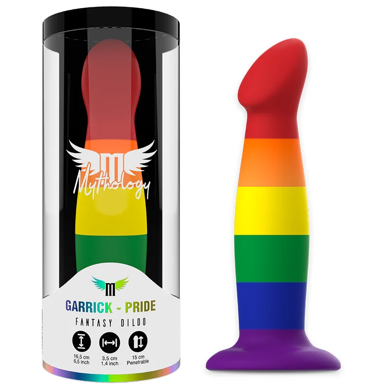 Her Garrick Pride - Dildo με Fantasy Σχέδιο με Βεντούζα - 16 Cm