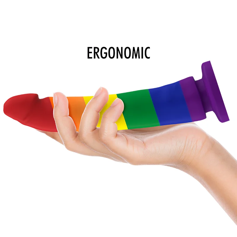 Devon Pride - Dildo με Fantasy Σχέδιο με Βεντούζα - 20 Cm
