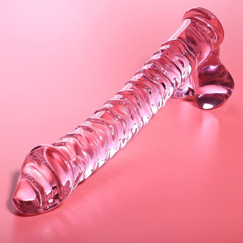 Model 23 - Glass Dildo - 22 Cm - Pink