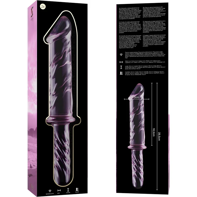 Model 24 - Glass Dildo - 29 Cm - Pink product.details.thumbnail 4