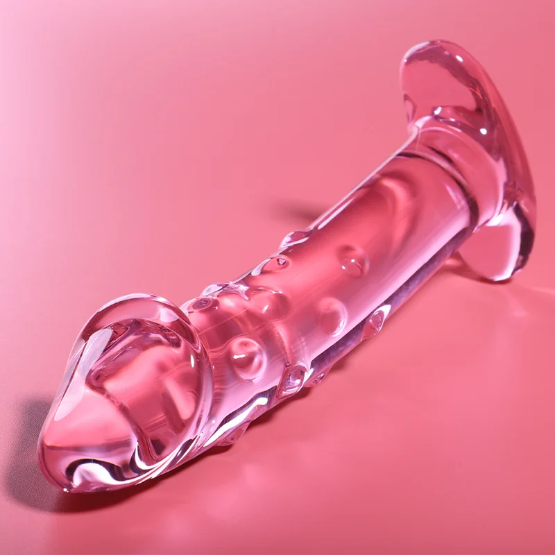 Model 19 - Glass Dildo 18 Cm - Pink