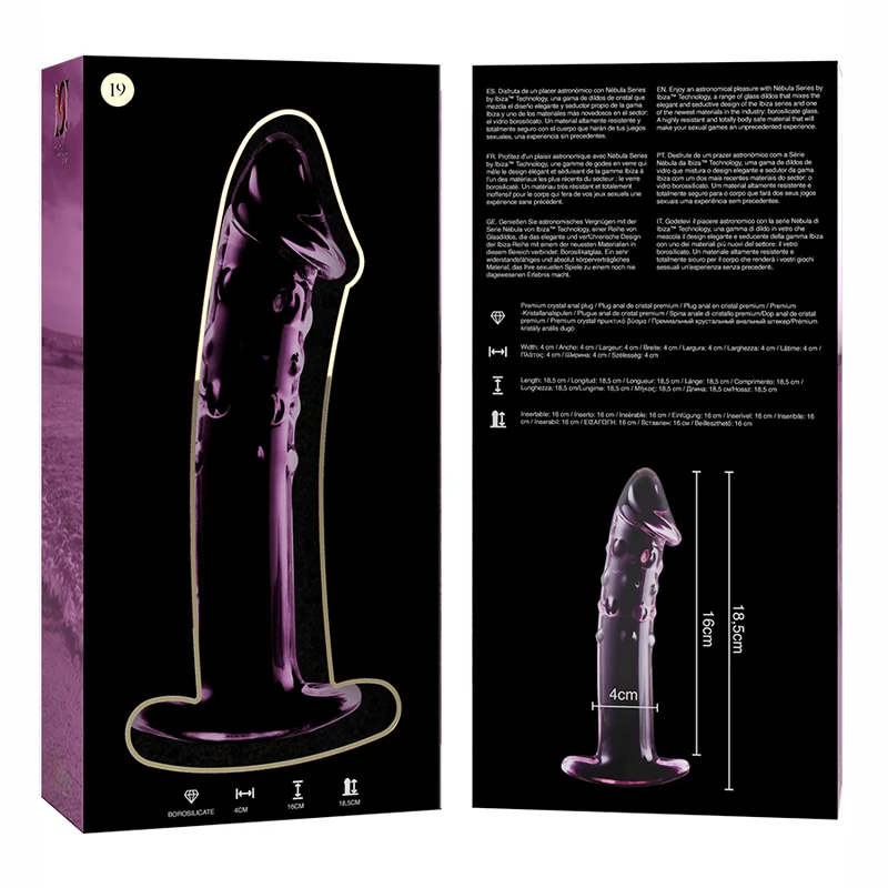 Model 19 - Glass Dildo 18 Cm - Pink product.details.thumbnail 4