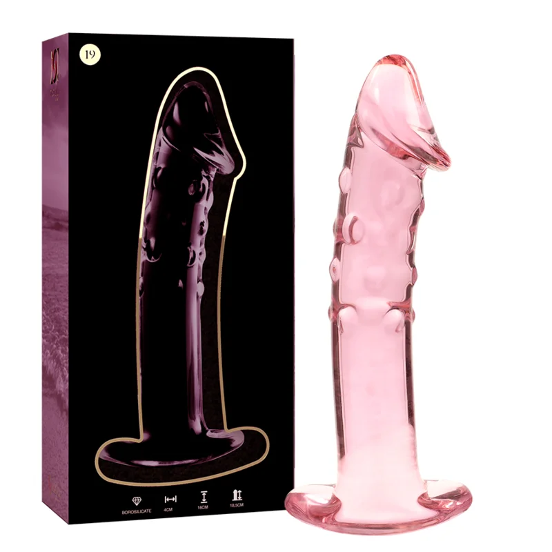 Model 19 - Glass Dildo 18 Cm - Pink