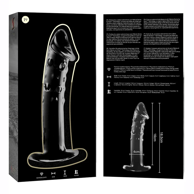 Model 19 - Glass Dildo 18 Cm - Clear product.details.thumbnail 4